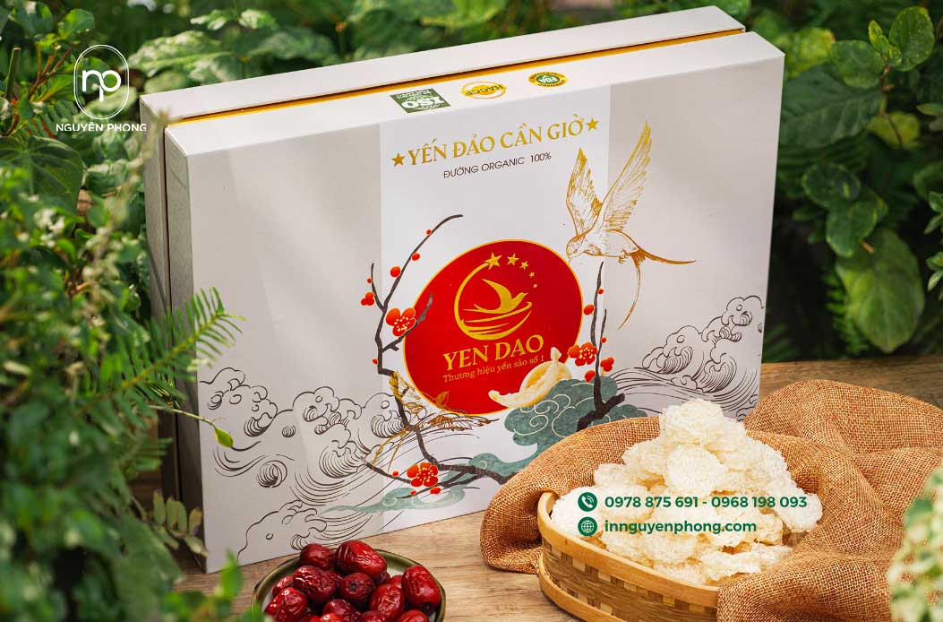 Hộp đựng yến đào Cần Giờ